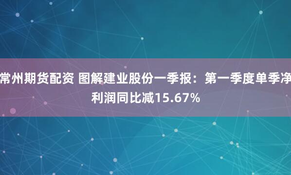 常州期货配资 图解建业股份一季报：第一季度单季净利润同比减15.67%