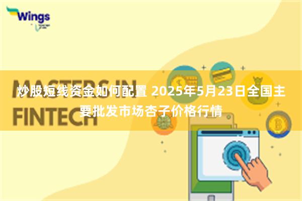 炒股短线资金如何配置 2025年5月23日全国主要批发市场杏子价格行情