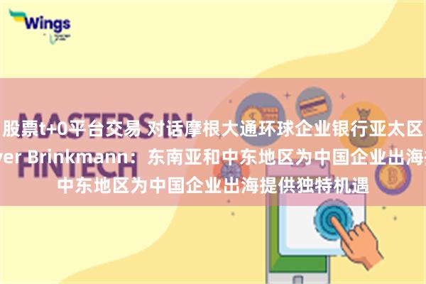 股票t+0平台交易 对话摩根大通环球企业银行亚太区联席主管Oliver Brinkmann：东南亚和中东地区为中国企业出海提供独特机遇