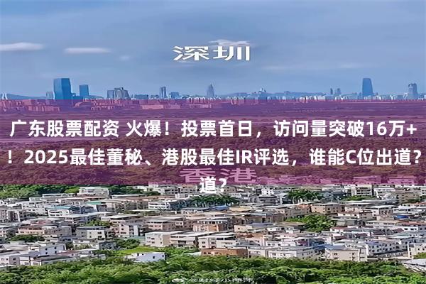 广东股票配资 火爆！投票首日，访问量突破16万+！2025最佳董秘、港股最佳IR评选，谁能C位出道？