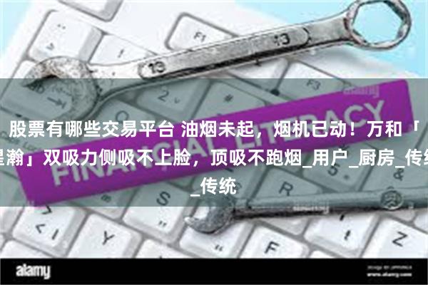股票有哪些交易平台 油烟未起，烟机已动！万和「星瀚」双吸力侧吸不上脸，顶吸不跑烟_用户_厨房_传统